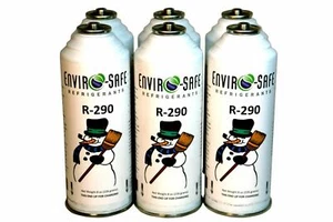 6 LATAS Enviro-Safe R-290 R290 NUEVO Nevera Congelador Independiente (EPA Snap Rule 17) - Imagen 1 de 2
