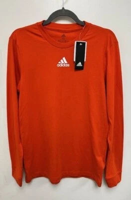 Adidas LS (Long-Sleeve) Fresh Bos Cotton Tee - Orange - Image 1 of 4