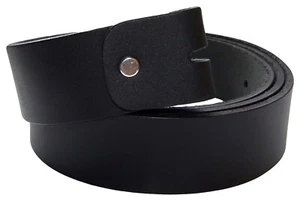 Correa de cinturón de cuero QHA para hombre sin hebilla grano superior genuino real 32 mm de ancho Q10 - Imagen 1 de 18