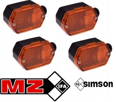 Blinker Satz für MZ ETZ Simson SR50 S50 51 60 70 80 Enduro 4 Stück Indicator set - Bild 1 von 4