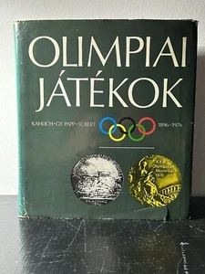 1896-1976 Olympic Games Official Reports Hungary Edition Signed Copy Gift Text - Picture 1 of 20