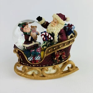 Mini globo de agua mecedor trineo de Santa Claus Kirkland Signature globo de trabajo - Imagen 1 de 7