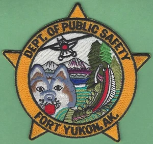 FORT YUKON ALASKA DEPARTMENT OF PUBLIC SAFETY POLICE SHOULDER PATCH - Picture 1 of 1