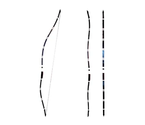 Yumi Hankyu Bow 71", Kyudo, Traditional Samurai Bow, Black Japanese Archery Bow - Picture 1 of 11