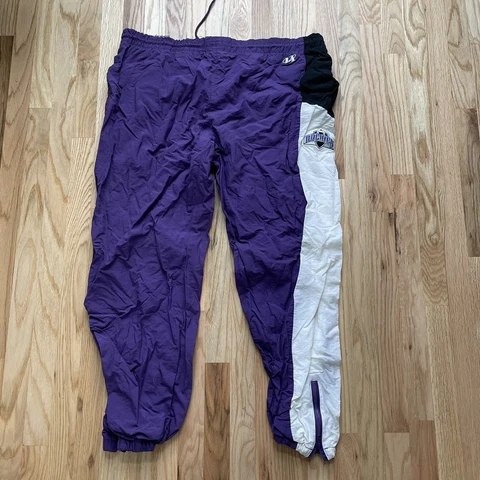 Mens Vintage 90s Logo Athletic Colorado Rockies Lined Windbreaker Track Pants XL Cover