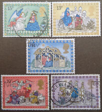 GREAT BRITAIN 	#879-883 used 1979 Christmas set. We combine shipping