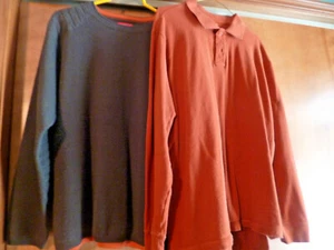 Lot of 2 Men's SONOMA Shirt and UNION BAY sweater Extra Large - Picture 1 of 11