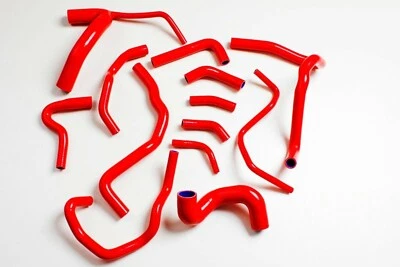 Red Silicone Radiator Hose Kit for 97-04 Audi S4 B5 / A6 Quattro 2.7 TT C5/Turbo - Изображение 1 из 4