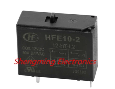 2pcs 5pins 12V HFE10-2-12-HT-L2 50A magnetic latching relay components - Image 1 of 2