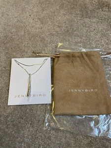 Jenny Bird Leana Pendant Double Chain Necklace NWT Retails $115 - Picture 1 of 2