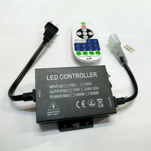 New for 8mm*17mm 110V / 220V LED Strip Light Single Color Dimmer Controller - Picture 1 of 13