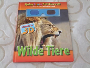 Buch Hardcover Wilde Tiere mit 3D-Brille - Bild 1 von 1
