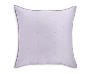 Sky Tufted Quilted Euro Shams, Pair - Purple - Picture 1 of 1