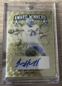 Sam Howell Rc 1/1 🔥Commanders 2022 Leaf Metal Draft Award Winners Gold - Bild 1 von 4