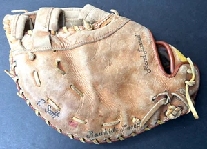 Guanto vintage Cooper 683 in pelle prima base guanto da uomo prima base RHT - Foto 1 di 7