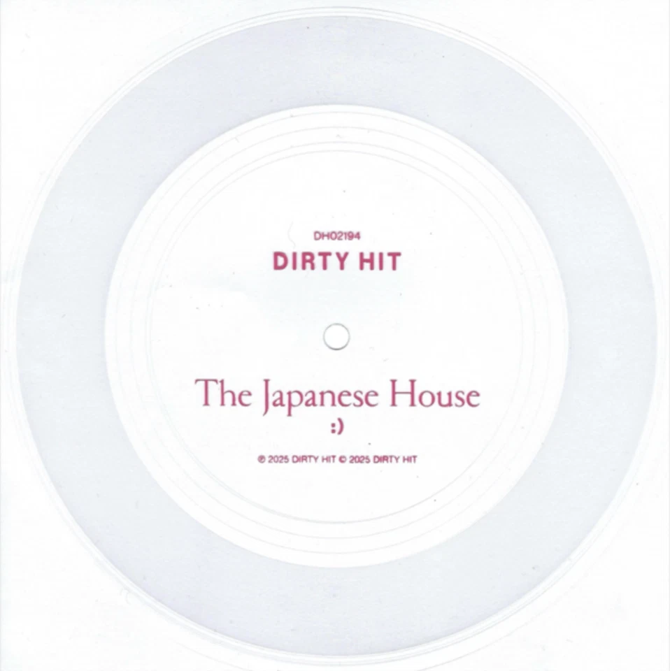THE JAPANESE HOUSE - :) Flexidisc 7" Vinyl. Very Limited and Sold Out. Dirty Hit - Image 1 of 1
