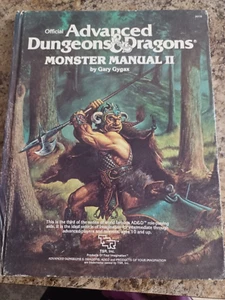 Advanced Dungeons & Dragons Monster Manual 2 II By Gary Gygax TSR 1983 - Bild 1 von 3