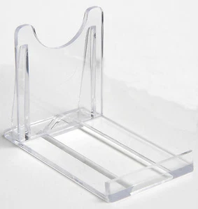 Blu Ray Steel Book Display Stands x 10 : Clear Plastic DVD Support : 5cm, 2" - Picture 1 of 6