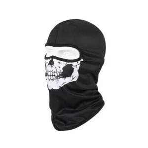 Motocicleta Pasamontañas Capucha Calavera Fantasma Esqueleto Cubierta Cara Completa CS Máscara de Halloween - Imagen 1 de 11