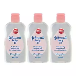 Johnson's Baby Oil, 1.7 oz (50ml) (Pack of 3) - Picture 1 of 6