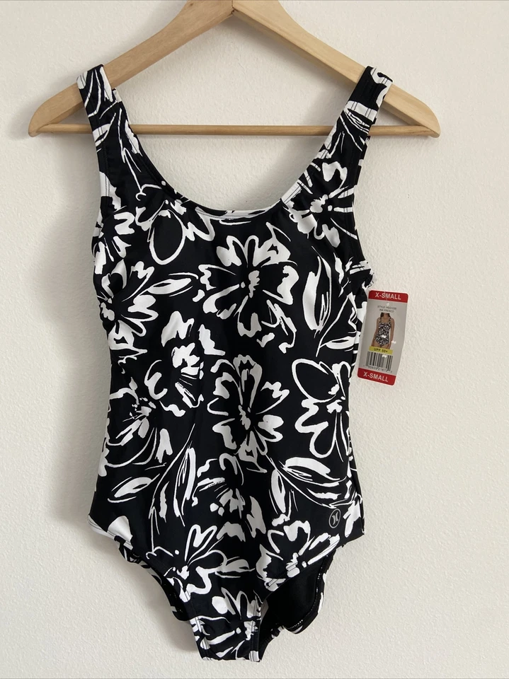 Hurley Women's 4 Way Stretch One Piece UPF 50 Swimsuit | Size S