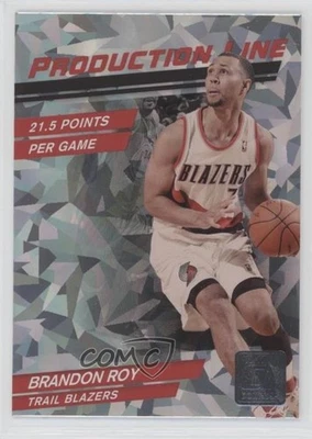 2010-11 Donruss Production Line Cracked Ice Brandon Roy #12 - Image 1 of 3