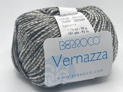 Hilo Berroco Vernazza 10607 Lamorna Worsted algodón lino viscosa 50gr 101yds Foto 1 de 4