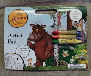 THE GRUFFALO Artist Pad Coloring Book w/Stickers & Crayons - NEW / Unused - Picture 1 of 7
