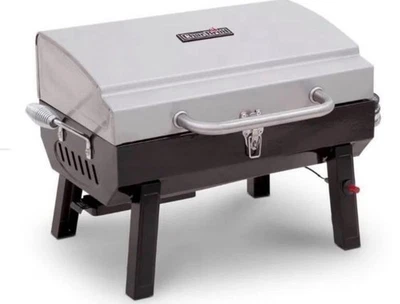 CharBroil Gas 200 Sq. in Outdoor Portable Grill Stainless Steel  (NEW IN BOX) - Image 1 of 4