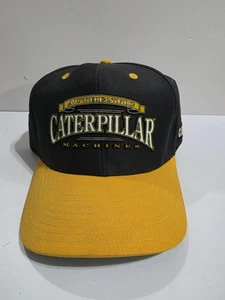 Gorra CAT Vintage Auténtica Caterpillar Machines Tonkin Negra Snapback - Imagen 1 de 3