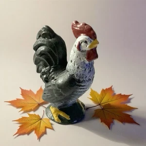 Stone Critters Rooster Figurine Resin 2.5” Tall - Picture 1 of 5