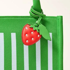 Kate Spade 🍓 Target Strawberry Red Loop Bag Purse Charm New York - Bild 1 von 3