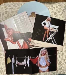 Sabrina Carpenter Man's Best Friend Standard signierter Vinyleinsatz blaue LP - Bild 1 von 5