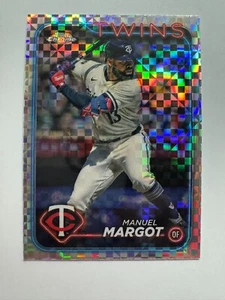 2024 Topps Chrome Update #USC168 Manuel Margot X-Fractor - Picture 1 of 2