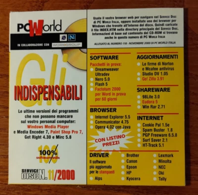 Cd software pc world n. 11/2000 - Immagine 1 di 2