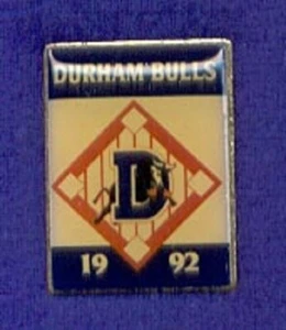 Old 1992 Durham Bulls Minor League AAA Tampa Bay Strahlen MLB Baseball Reversnadel - Bild 1 von 1