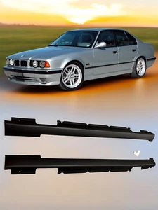 for BMW 5 Series E34 Sedan Wagon 88-97 Abs plastic M-Tech or M5 Style Side Skirt - Picture 1 of 7