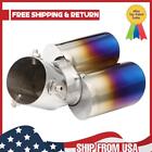 Car Rear Exhaust Pipe Tail Muffler Tip Auto Accessories Replace Kit Blue US,,