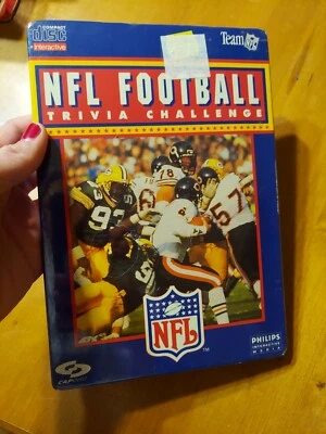 NFL Football Trivia Challenge Game Interactive Compact Disc Phillips CD READ - Image 1 of 4