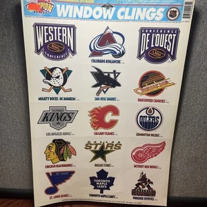 Vintage Color Clings NHL Western Conference - Bild 1 von 1