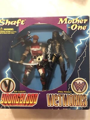 Nuevas figuras de acción McFarlane Toys Youngblood Shaft & Wetworks Mother-One 1995 Foto 1 de 3