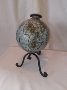 Globo Vintage Creative World Ceramica Scrivania Top con Medaglia Made in Italy - Foto 1 di 9