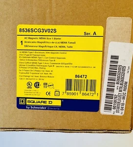 Square D AC Magnetstarter 8536SCG3V02S - Bild 1 von 2