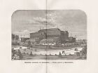 Philadelphia International Exhibition 1876 Architettura Litho