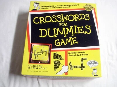 Crosswords For Dummies Game 1998 Pressman Complete - Image 1 of 4