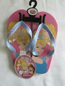 BNWT - "DISNEY" PRINCESS PINK FLIP FLOPS 7-8, 11-11.5, 12-13 - FREE POST TO UK - Picture 1 of 2