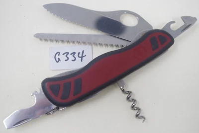 Red Victorinox OH Forester 111mm Pocket Knife Swiss Army Trekker Multi-Tool - Image 1 of 4