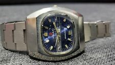 VINTAGE FELCA GOLDEN SANDS HIGH BEAT 36000 STAINLESS STEEL AUTOMATIC MENS WATCH