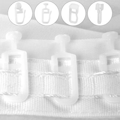 50-200 Stk Gardinenröllchen Vorhanggleiter Gardinenrollen Gardinenhaken Gardinen - Bild 1 von 4