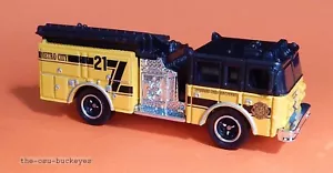 2010 Matchbox Lose Pierce Armaturenbrett Feuerwehr gelb schwarz Metro City Feuerwehr - Bild 1 von 1